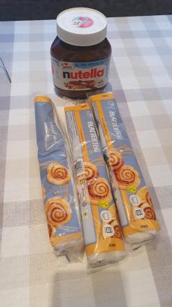 Pâte feuilletée au nutella